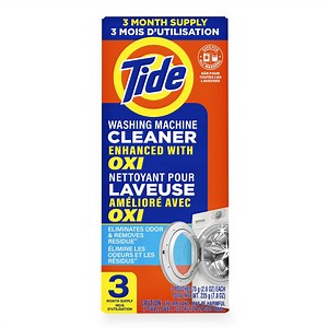 Tide Washing Machine Cleaner with Oxi Powder, Odor Eliminator and Washer Residue Remover, 3 Count, Superior residue removal - Walmart.ca