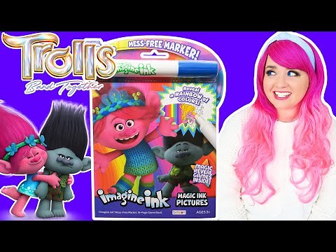 Coloring Trolls 3 Band Together Imagine Ink Coloring Book | Magic Ink Activity Book Coloring Pages