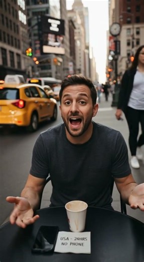 24 Hours With NO Phone in America 🇺🇸📵 (This Was HARD!)