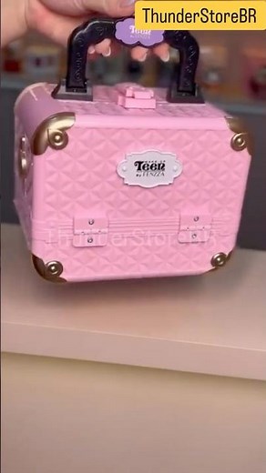Maleta de Maquiagem Infantil – Diversão e Beleza em um Só Kit 🎀✨