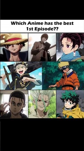 Which Anime Has the BEST First Episode Ever? 🤯| 1st Ep in Anime | #deku #myheroacademia #shorts #fyp