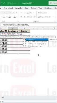 How to Use XLOOKUP Approximate Match & Last-to-First Search in Excel|| #trending #XLOOKUP #exceltips