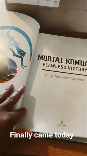 mortal Kombat flawless victory art book finally came today. #mortalkombat #gamer