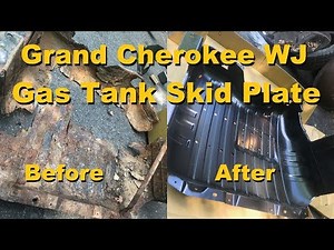 WJ Fuel Tank Skid Plate - Remove and Replace