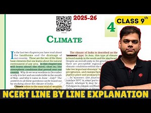 Climate - Class 9 Geography Chapter 4 | 2025-26 Session