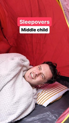 240K views · 10K reactions | Oldest, youngest and middle child problems! Who’s been in this situation before? #thefamileigh #dad #funny #britishhumour #relatable #middlechild #sleepovers | The Famileigh | Facebook