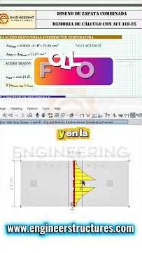 👉 Diseño de cimentaciones combinadas - parte 4 #ingenieria #arquitectura #safe