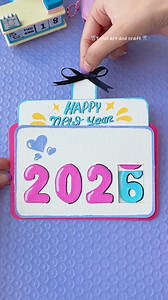 New year card idea for gift 🎁 ✨ #tonniartandcraft #love #craft #diy #art #cute #reels #fackbookvairal | Tonni art and craft