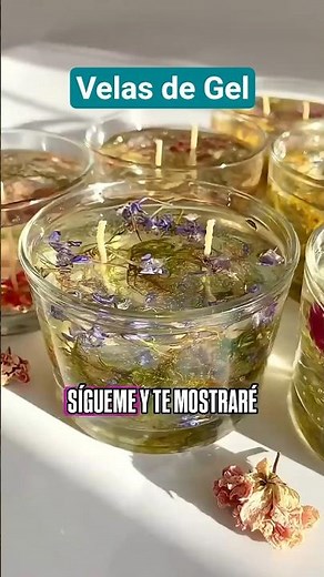 📌 Cómo Hacer VELAS DE GEL con Flores Decorativas | Paso a Paso ‪@CursoOnlineVelasyJabones‬
