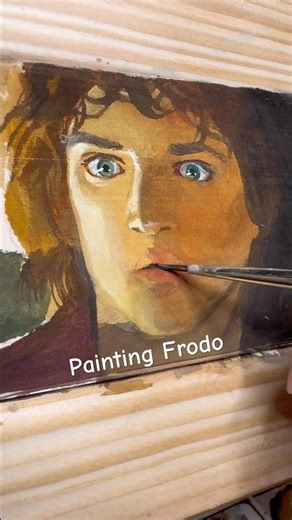 This edge is finished too-Frodo Beggins-The Lord of the Rings #lotr #artwork #watercolorart #bookish