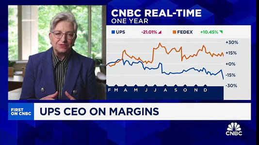 Watch CNBC's full interview with UPS CEO Carol Tomé