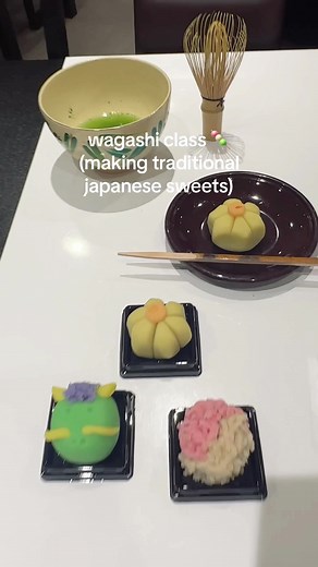 Traditional Wagashi Making Class in Kyoto