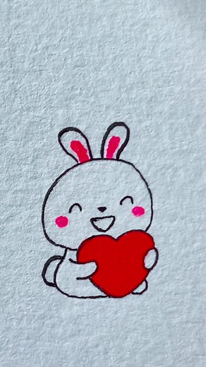 How to Draw a Rabbit Holding a Heart: Step-by-Step Tutorial