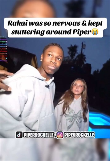 Rakai was so nervous & kept stuttering around Piper #fyp #viral #rakai #piperrockelle #dating @🎀Piper Rockelle🎀