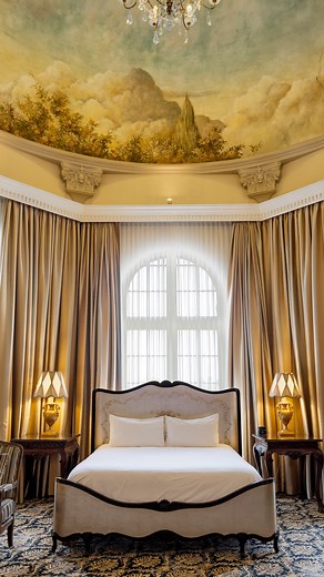 4.7K views · 51 reactions | The Suite with many names but one iconic defining feature: the Amistad dome. This suite has been known as the bridal suite, the Amistad suite, Anne Cameron Suite, and the suite is also named after author Anne Rice, whose most recent books, Angel Time and Of Love and Evil take place at The Historic Mission Inn. Book your stay in this extraordinary suite at the link in bio. | The Mission Inn Hotel & Spa | Facebook