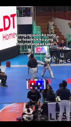 Literal trumpets in my ears fr 🎺😂 Throwback to Kight’s first-ever Kyorugi comp! Fresh low yellow pa lang siya nyan tapos kalaban high blue na sobrang tangkad ??? 😳 We came just for the experience, pero umuwi kami with a silver medal, high morale, and an even bigger “let’s come back stronger next time” energy. 🥋 #taekwondo #taekwondolife #taekwondokids #kyorugi