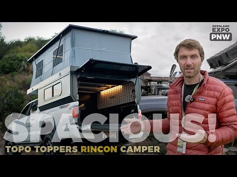 Topo Toppers reveals a new flared pop-up truck camper at Overland Expo PNW 2024