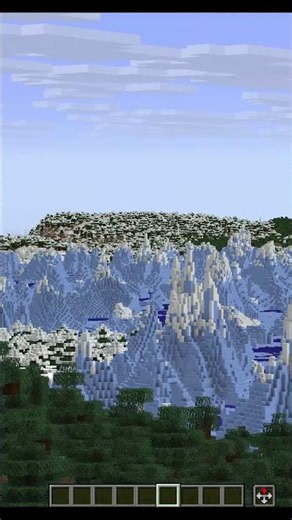 MOD for INSANE RENDER DISTANCE in Minecraft | #minecraft #shorts #mods
