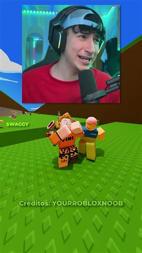 DOBLAJE DEL NOOB DETENIENDO EL TIEMPO ESCAPA DEL TSUNAMI POR BRAINROTS ROBLOX 😱 #shorts