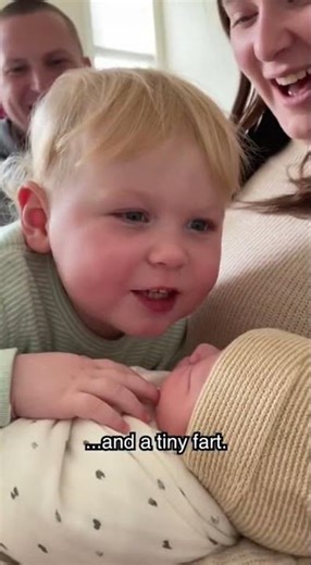 He Smells Like Milk… Yogurt… and a Tiny Fart! 💨😂 | Toddler’s Honest Newborn Review