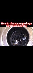 Here's how to clean & sharpen your garbage disposal with ice. #homediy #HomeImprovement #realestate #landlord #handyman #garbagedisposal #fblifestyle | dirtymaintenancenation.com