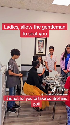 Ladies, Allow the Gentleman to Seat You | Etiquette Tips