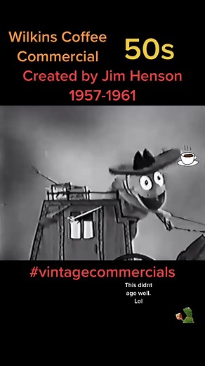 Wilkins Coffee. #jimhenson #kermit #wilkins #muppets #vintagecommercials #50s