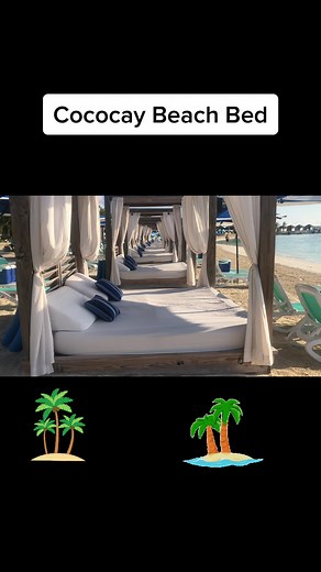Experience the Comfort of Coco Cay Beach Beds