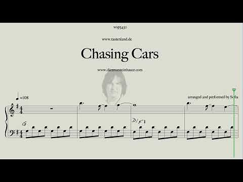 Chasing Cars - Easy Piano