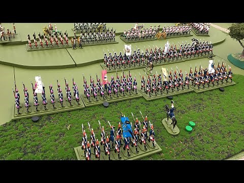 Classic ‘Toy Soldier’ Wargame Using ‘Semi Flat’ Figures : Battle of Prague 1757