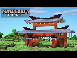 Minecraft: How To Build a Torii Gate (Tutorial)