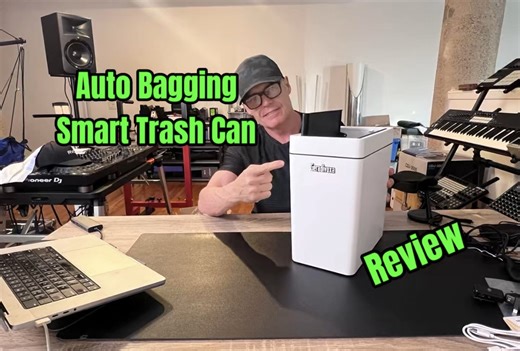 Watch SETUP and REVIEW of Smart Touchless Auto Bagging Trash Can on Amazon Live