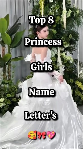Top 8 Princess Girls name letters 🌷💫💖#aesthetic #fypシ゚viral #blackpink #queenletters#kpop#