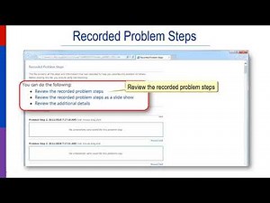 Problem Steps Recorder