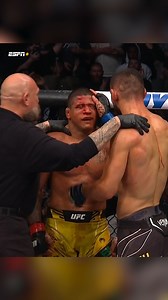 When Burns and Chimaev headbutted after their fight 😂 #UFC287 | ESPN MMA