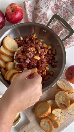 ✨ Elevate your appetizer game with this mouthwatering Bacon Apple Baked Brie! 🧀🍎 Our 8.5" stainless steel fry pan is your new kitchen hero for this recipe, making it easy to whip up delicious dishes while saving space with its short handles. Get ready to impress your friends and family with this irresistible combination of flavors that will warm their hearts and taste buds! Full Recipe: https://www.360cookware.com/blogs/recipes/bacon-apple-baked-brie #BakedBrie #CookingInspiration #SnackGoals 