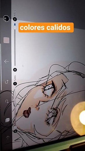 reto de hacer dibujos con colores calidos y frios. #drawing #anime #dibujo #parati