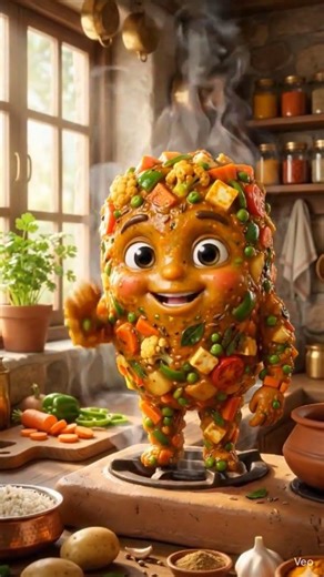 ROTI | SHABJI | CHATNI #roti #shabji #chatni #aivideo