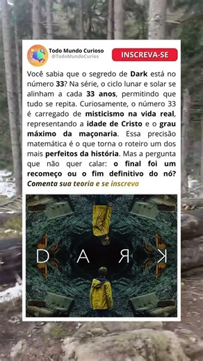 DARK: A COINCIDÊNCIA REAL QUE VOCÊ NÃO VIU!