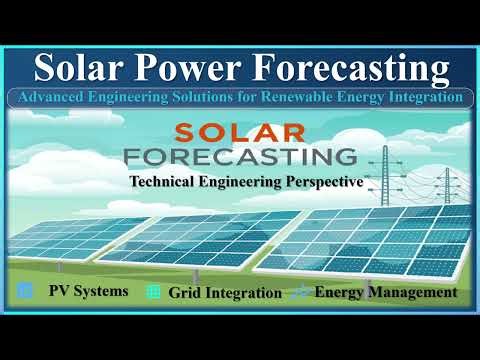 Solar Power Forecasting | Advanced Engineering Solutions for Renewable Energy Integration