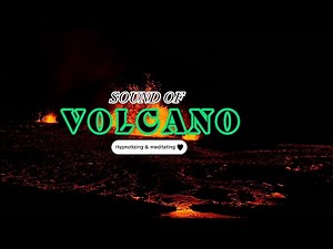 VOLCANO SOUND effect - bubbling lava and magma | NATURE AMBIENCE | Continuous Loop of Magma
