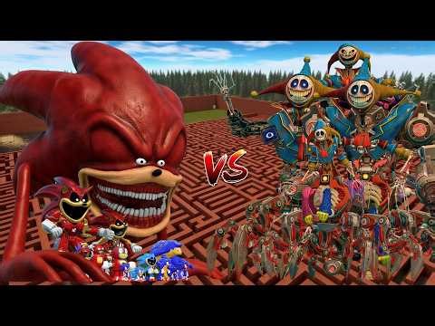 THE SHIN SONIC TAPES FAMILY VS ALL PROTOTYPE POPPY PLAYTIME CHAPTER 5 In Garry's Mod!