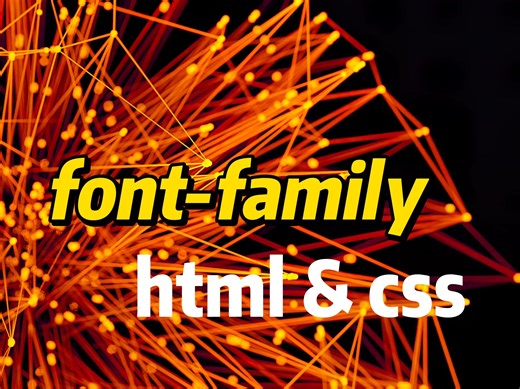 font-family- 《HTML&CSS》