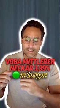 VoBa Mittlerer Neckar 3,99% und 🟢 in Stuttgart
