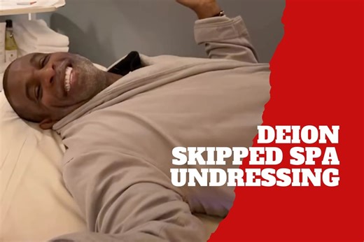 Deion Sanders wouldn?t undress on a date for relatable reasons