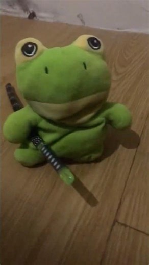 Butter Frog With His Katana #butter #frog #butterfrog #katana