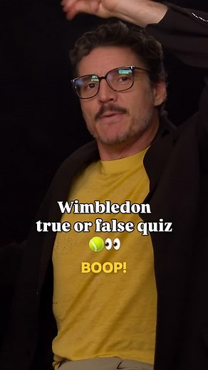 “Strawberry and creams” 😂 Pedro Pascal nearly got all the answers right in our Wimbledon quiz! 🎾 | BBC Sport