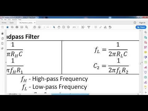Cutoff Frequency in Filters (Sample Problems) Part 2