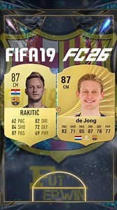 FC Barcelona Players: FIFA 19 vs FC 26 🔥 Ultimate Team Evolution! #EAFC26