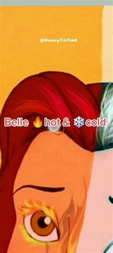 🔥❄️Belle hot & cold makeup look | Disney Princess Glow #belle #frozen #frozen2 #disney #disneyprincess #disneyglowup #princess #glowup #kids #forkids #funny #art #fypシ
